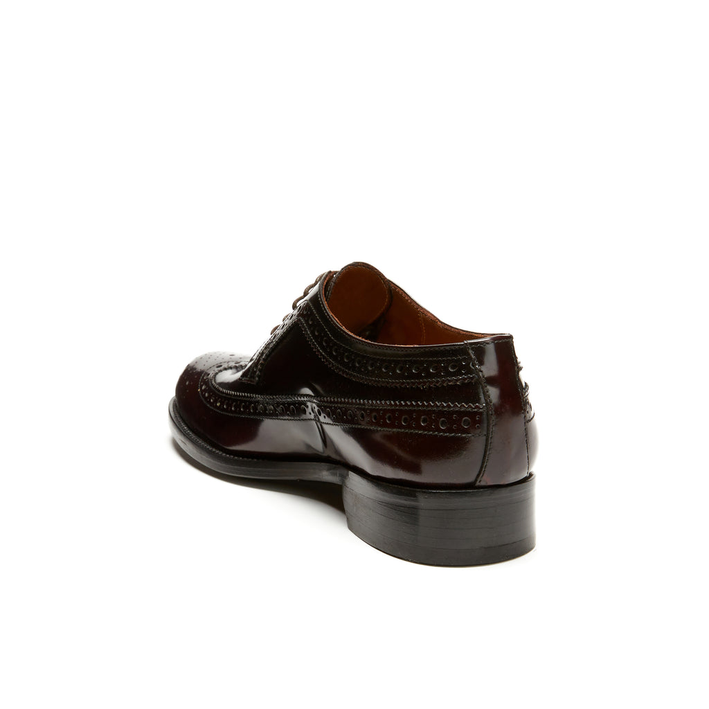 LONG WING TIP DERBY BORDEAUX