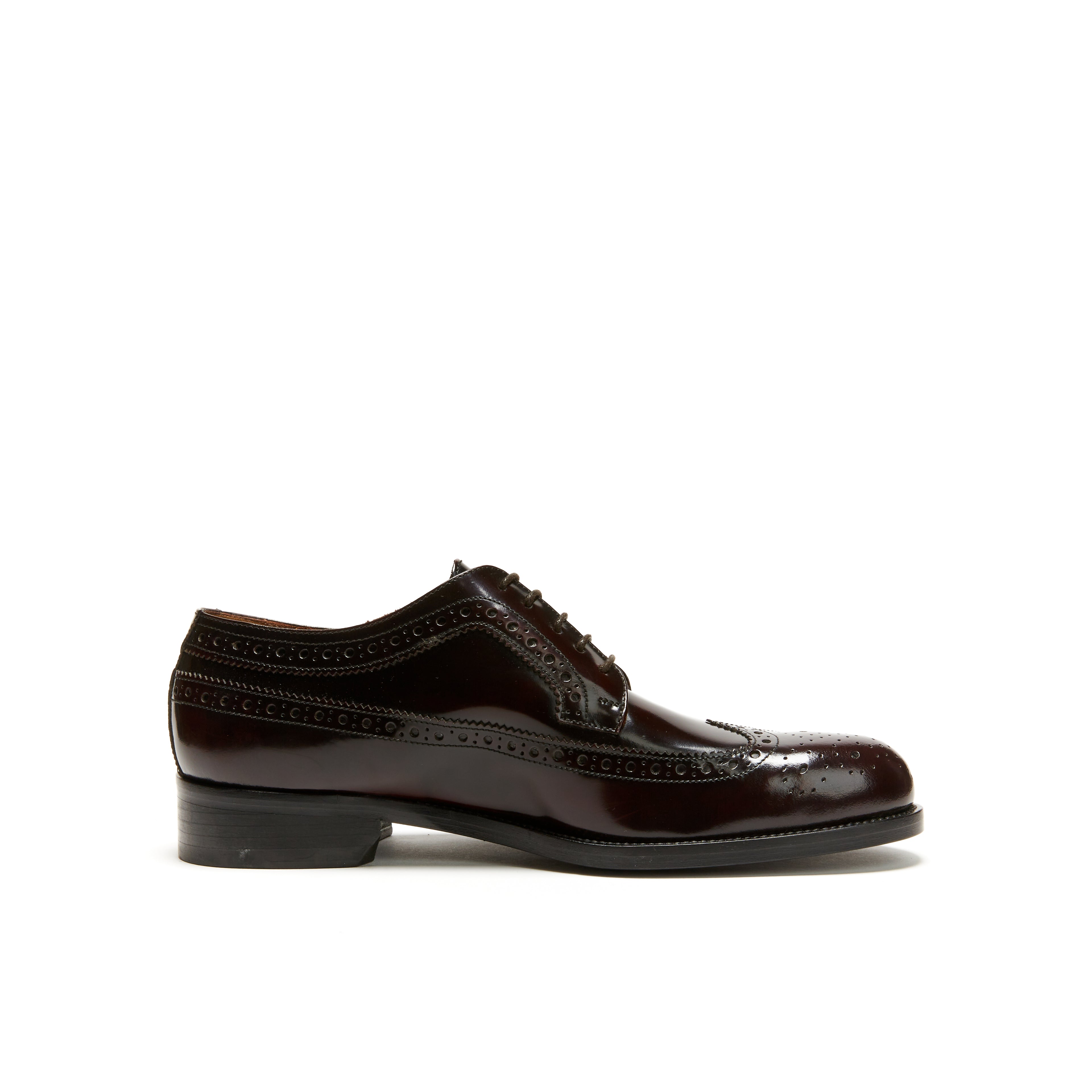 LONG WING TIP DERBY BORDEAUX