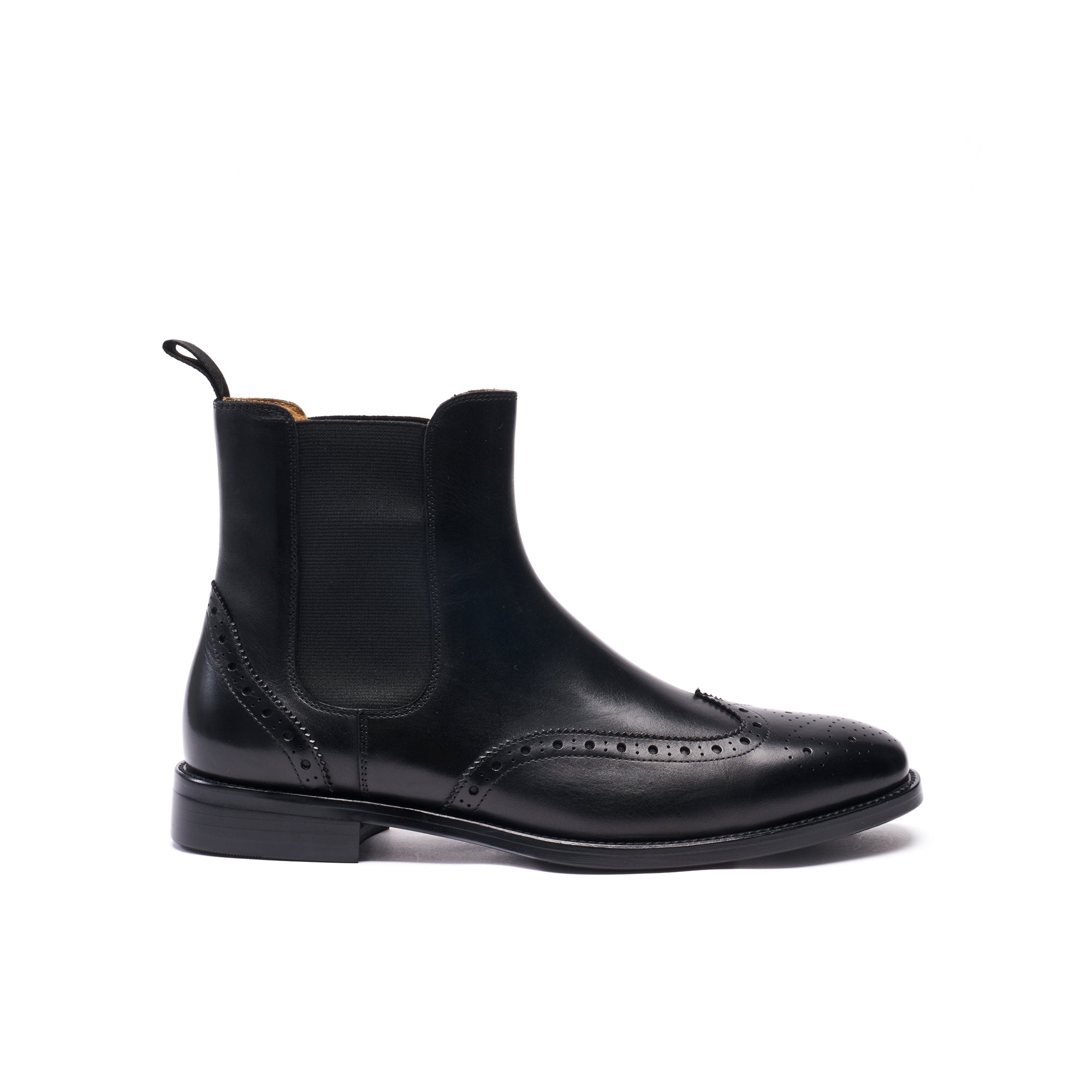 WING TIP CHELSEA BOOT
