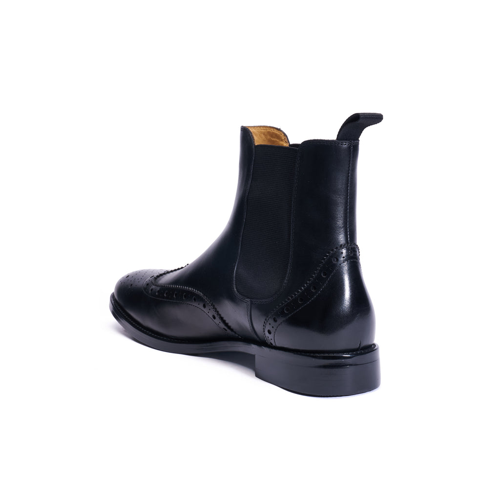 WING TIP CHELSEA BOOT
