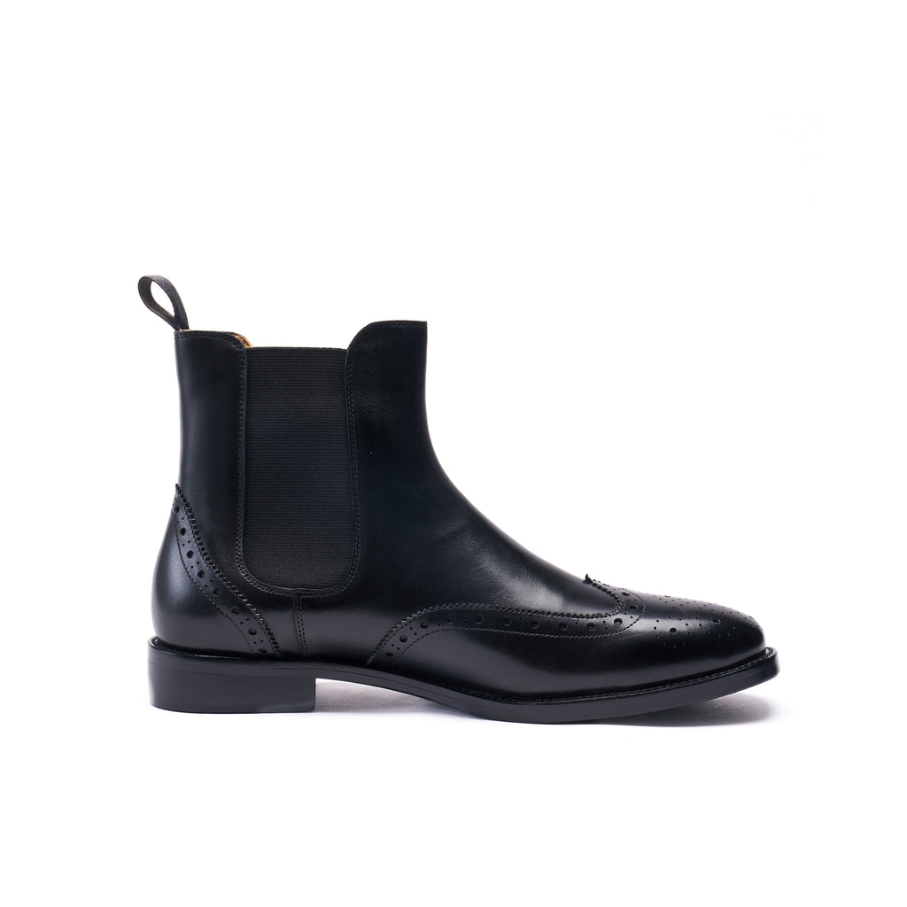 WING TIP CHELSEA BOOT