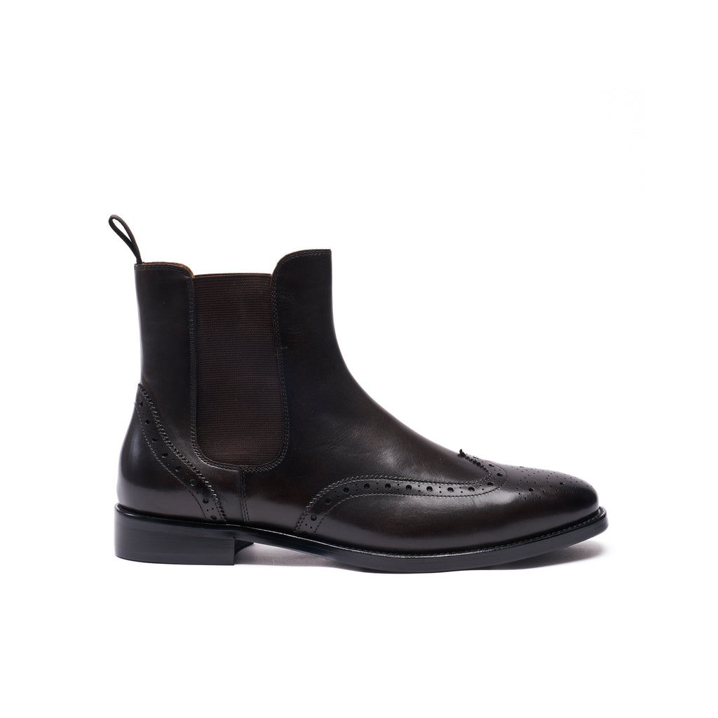 WING TIP CHELSEA BOOT