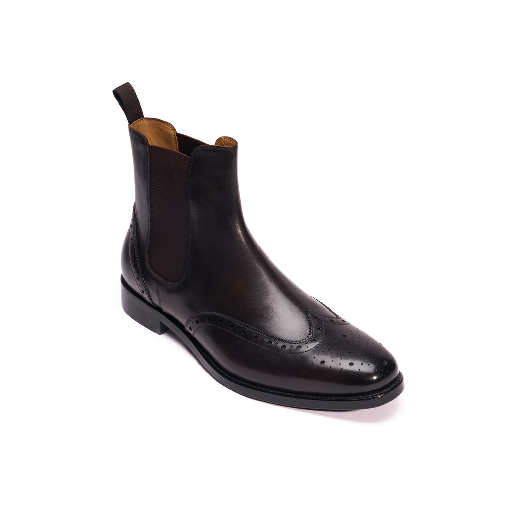 WING TIP CHELSEA BOOT