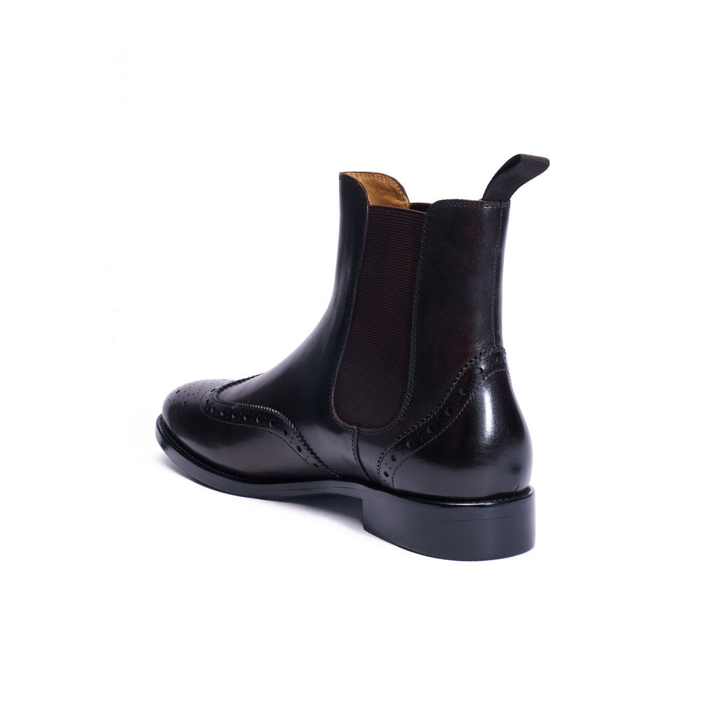 WING TIP CHELSEA BOOT