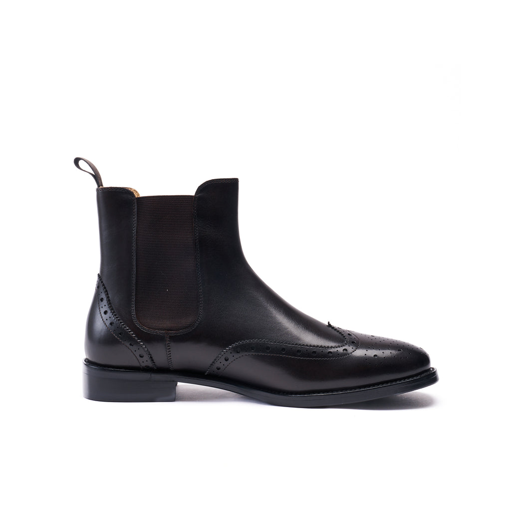 WING TIP CHELSEA BOOT