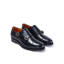 Charger l&#39;image dans la galerie, Goodyear straight cap monk strap black
