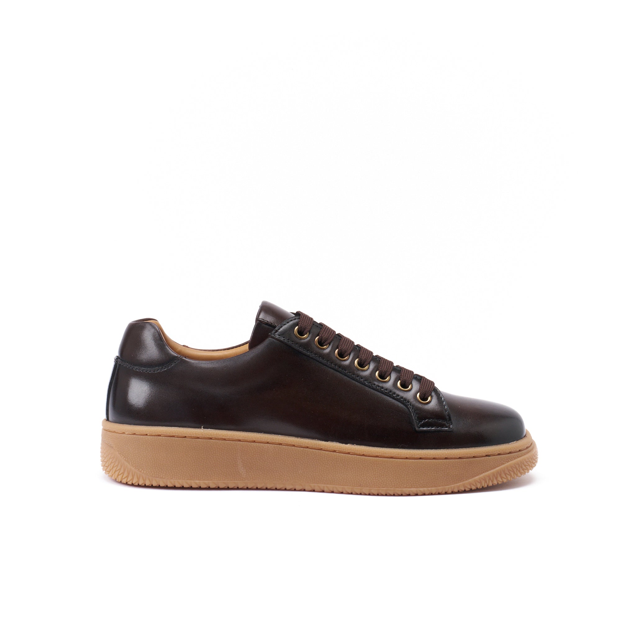 CLASSIC LACE-UP SNEAKER DARK BROWN