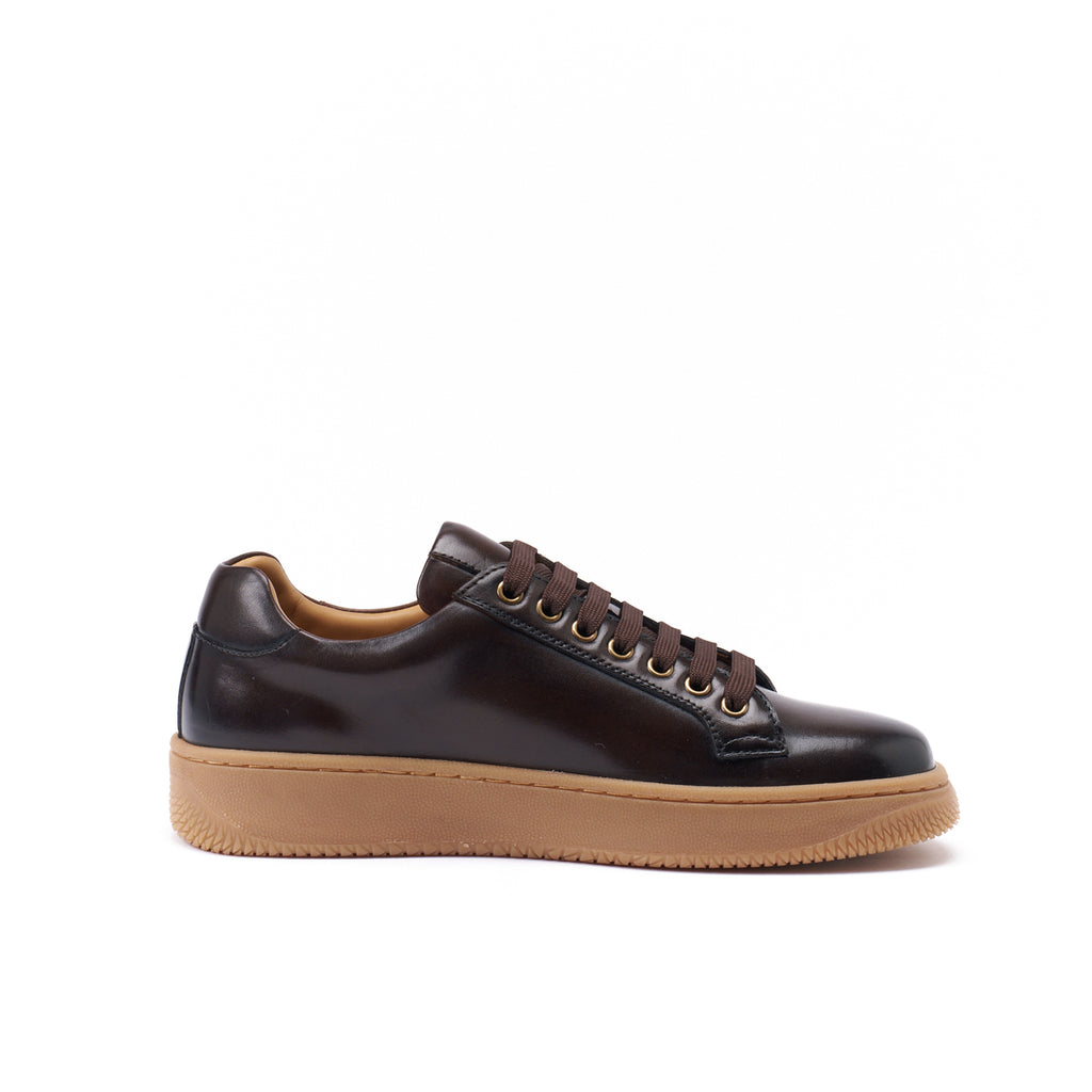 CLASSIC LACE-UP SNEAKER DARK BROWN