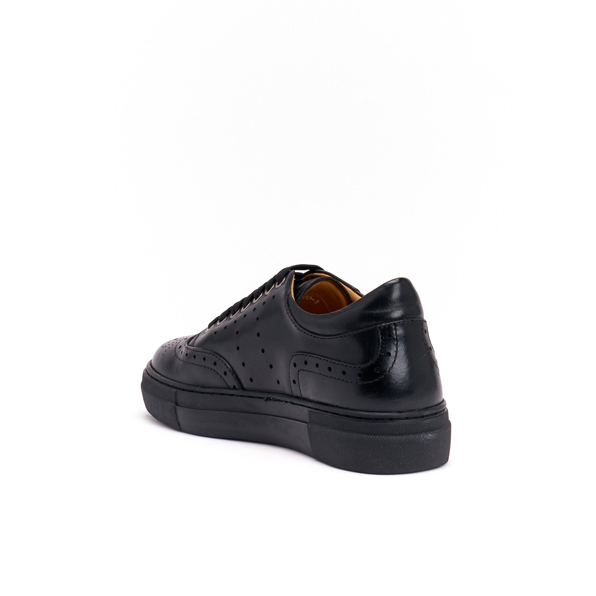 WING TIP SNEAKER BLACK