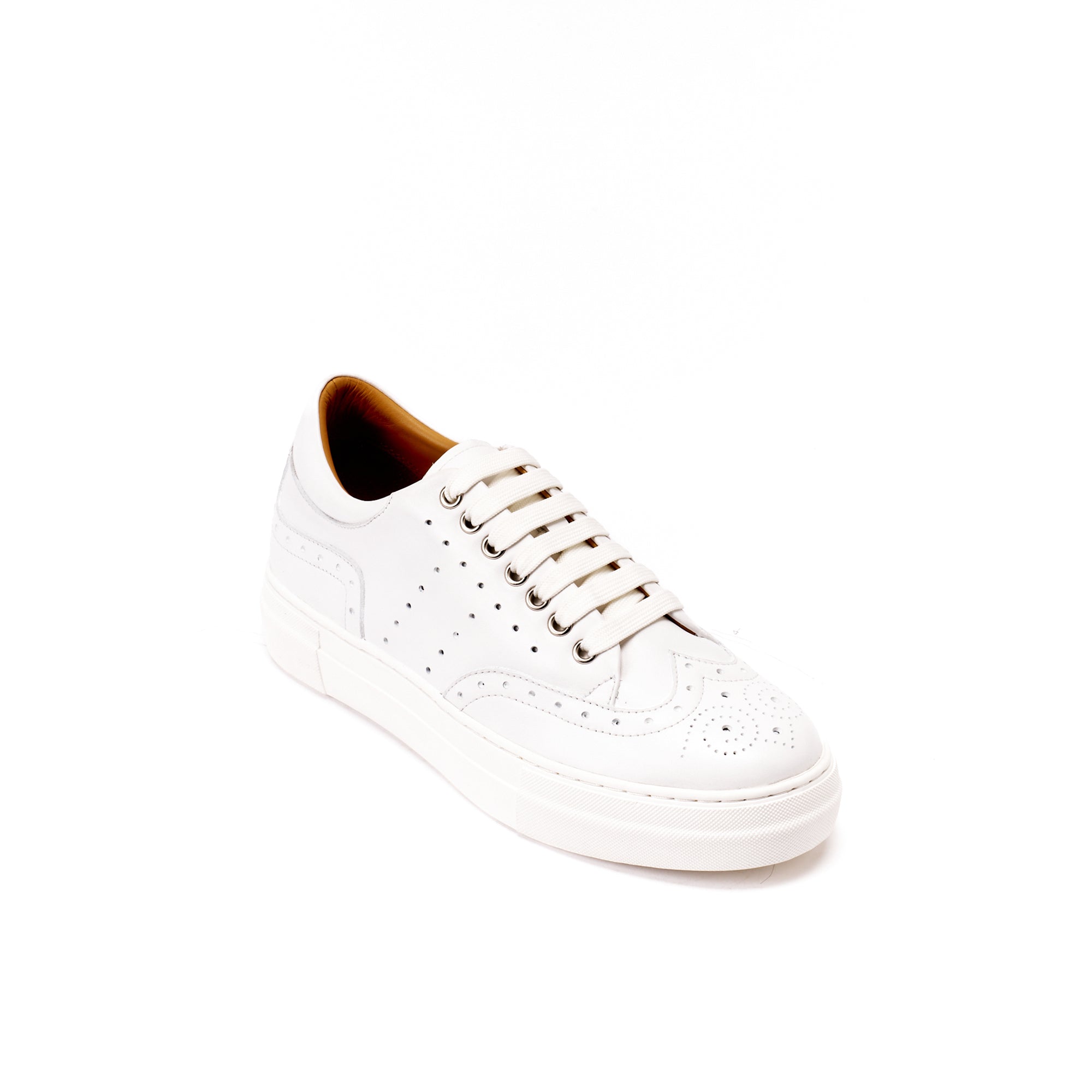 WING TIP SNEAKER WHITE