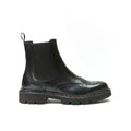 WING TIP CHELSEA BOOT BLACK