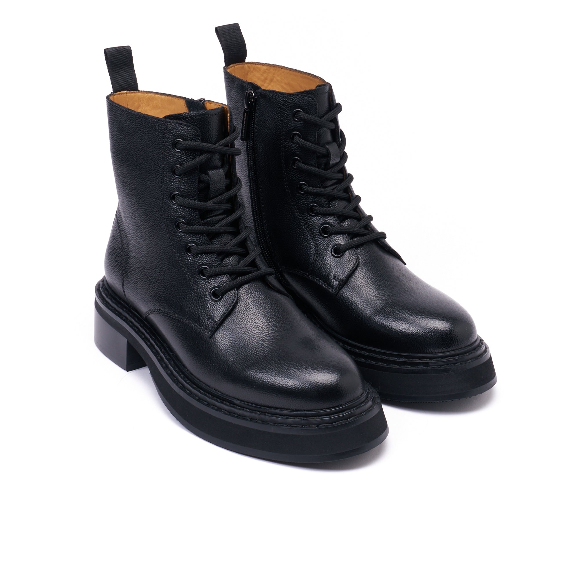 DERBY LACE-UP BOOT BLACK