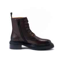 Charger l&#39;image dans la galerie, Derby lace-up boot dark brown
