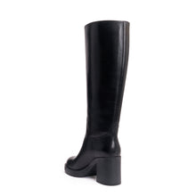Charger l&#39;image dans la galerie, Heeled high tubular boot black
