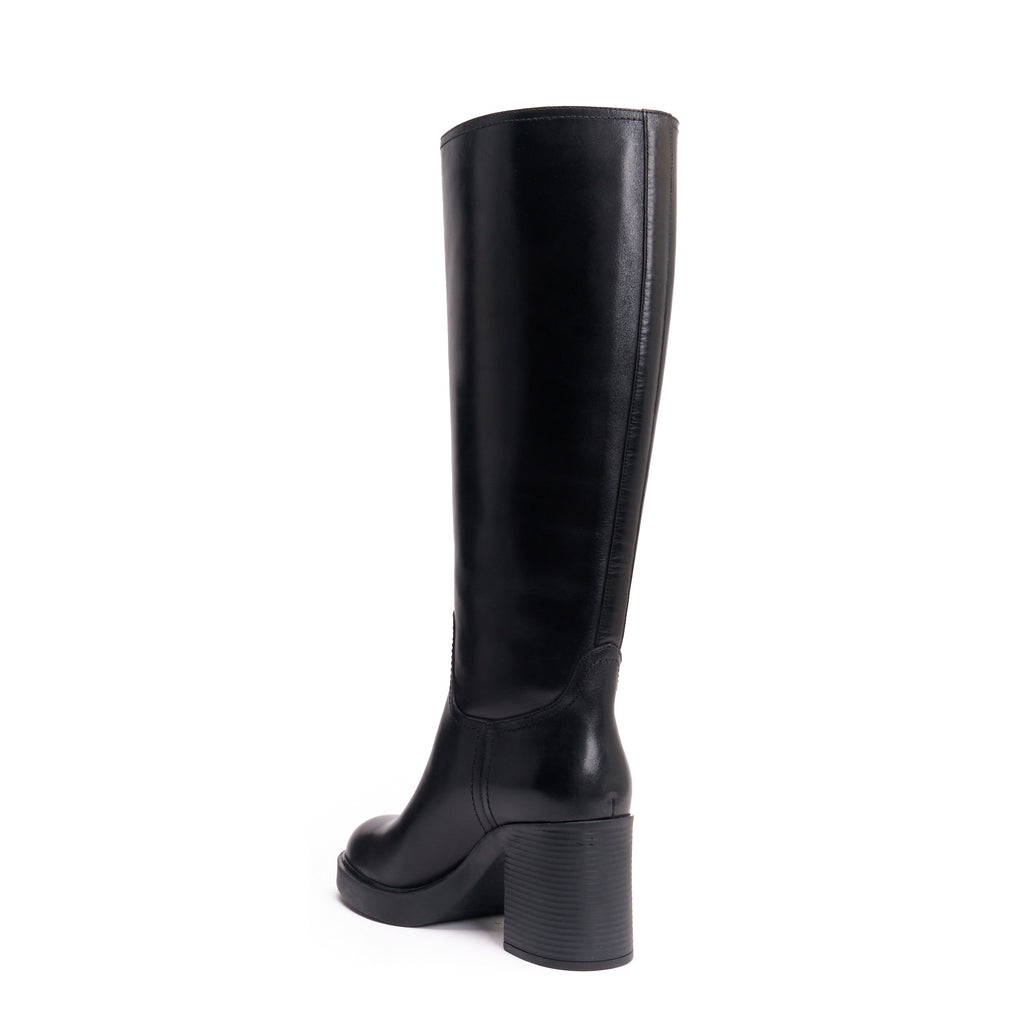 HEELED HIGHT TUBULAR BOOT BLACK