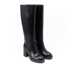 Charger l&#39;image dans la galerie, Heeled high tubular boot black
