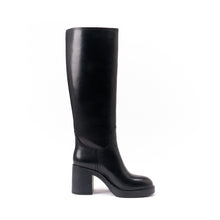 Charger l&#39;image dans la galerie, Heeled high tubular boot black
