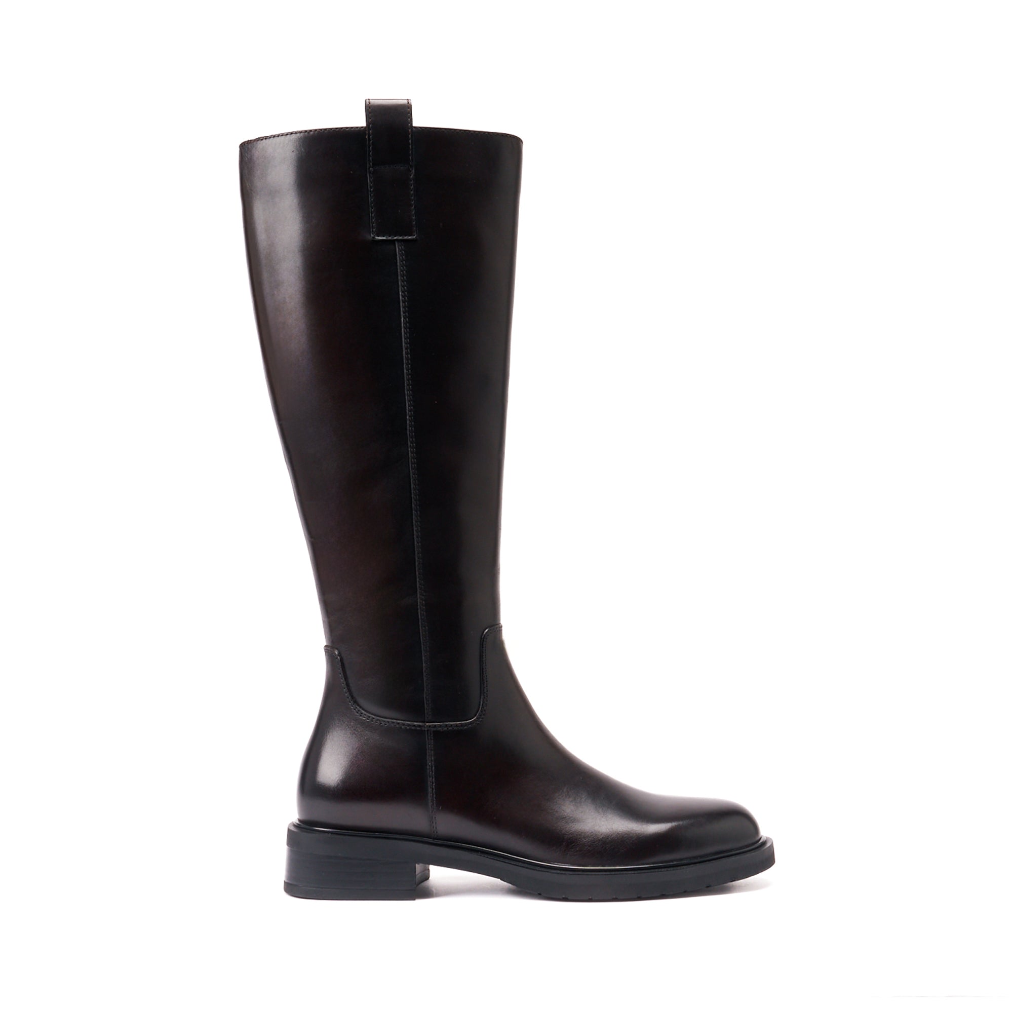 HIGH BOOT DARK BROWN