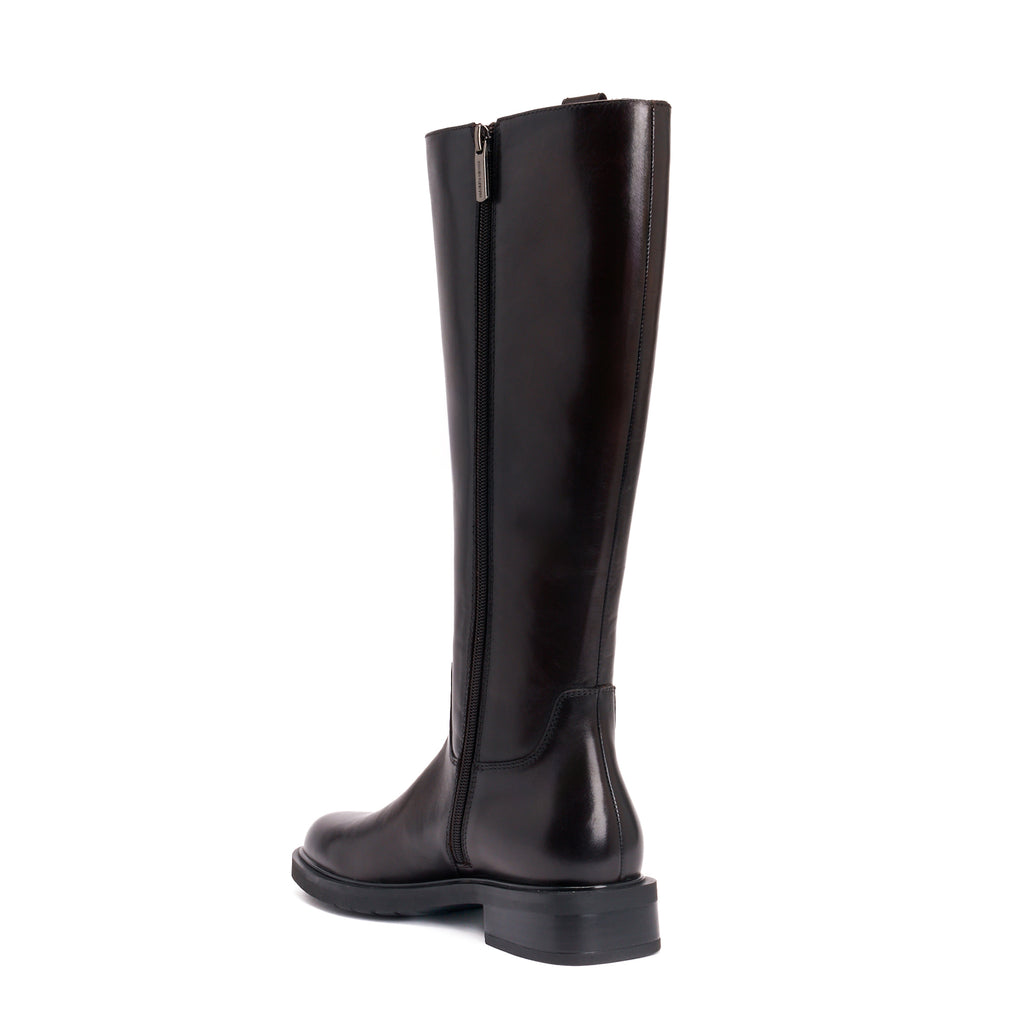 HIGH BOOT DARK BROWN