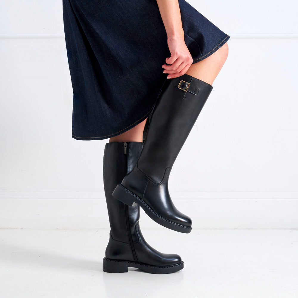 High boot black