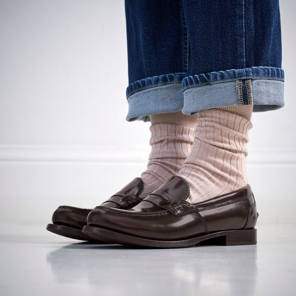 Penny loafer bordeaux