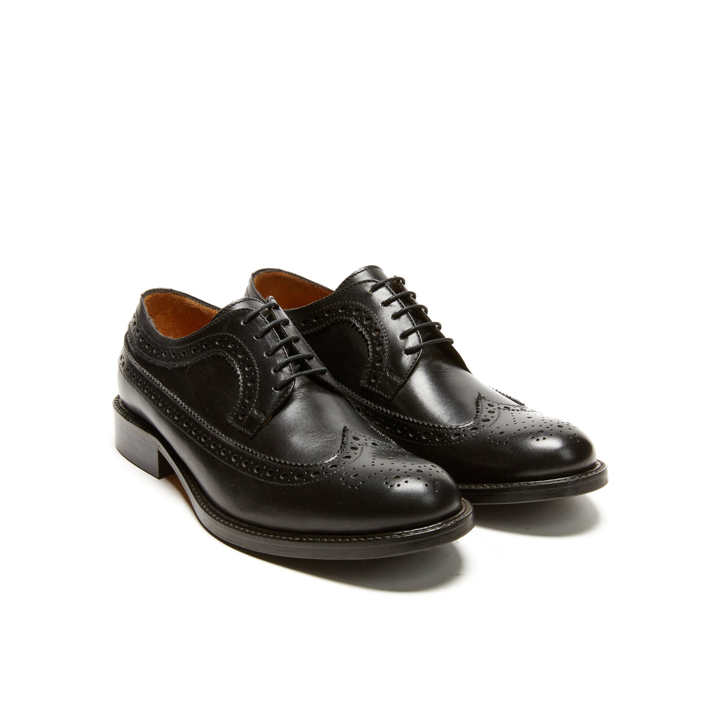 LONG WING TIP DERBY BLACK