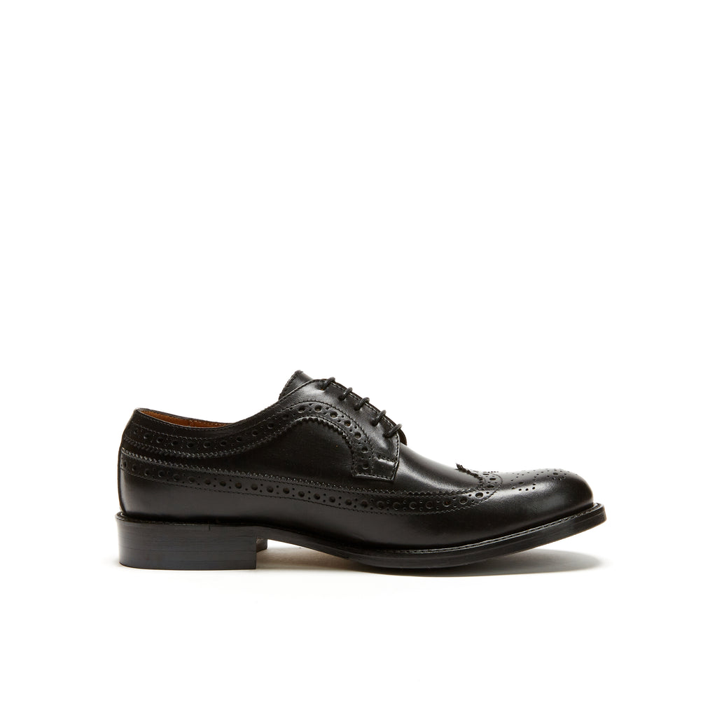 LONG WING TIP DERBY BLACK