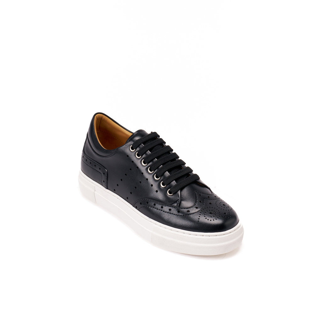 WING TIP SNEAKER BLACK