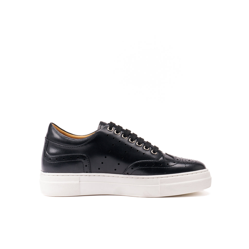 WING TIP SNEAKER BLACK