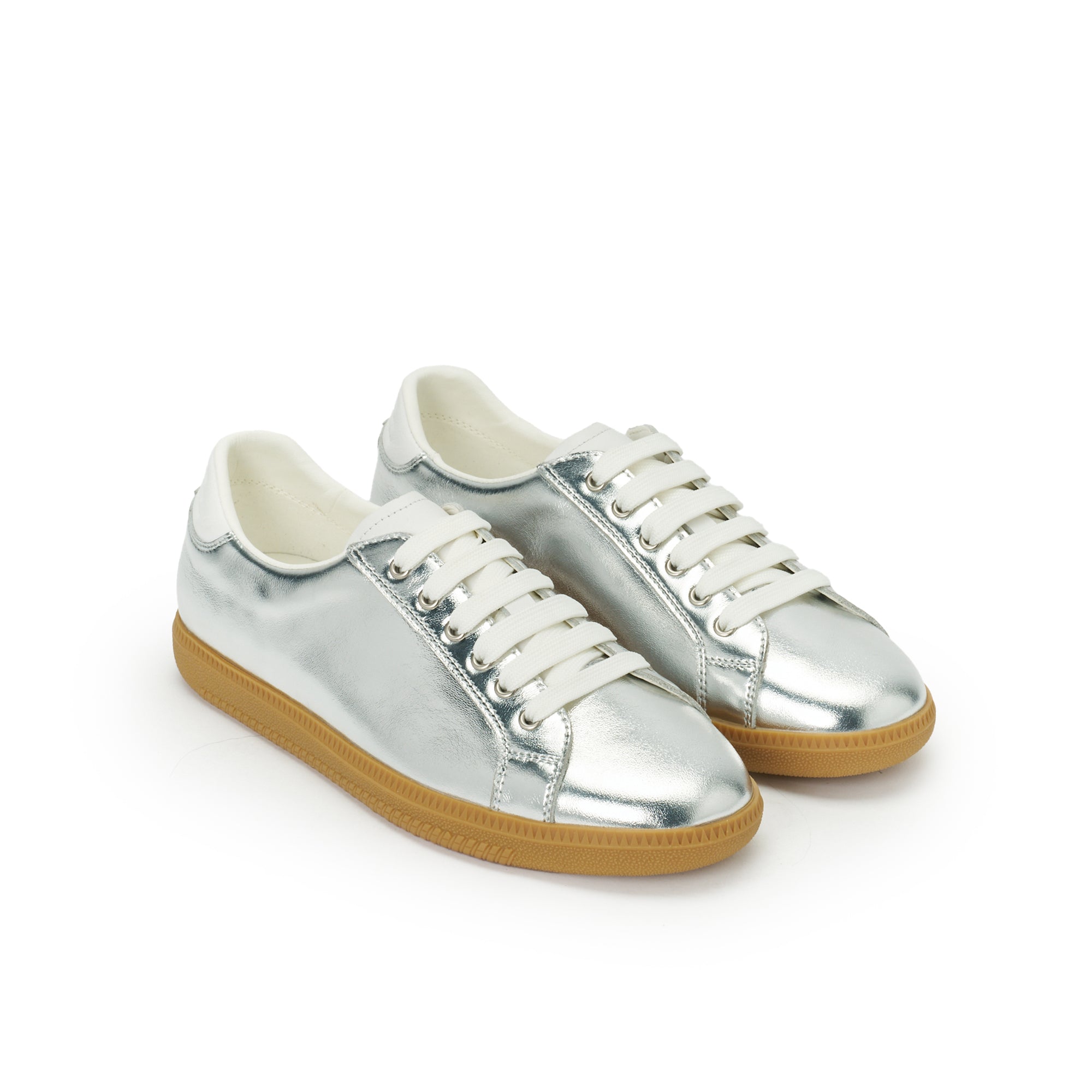 LOW CUT SNEAKER SILVER