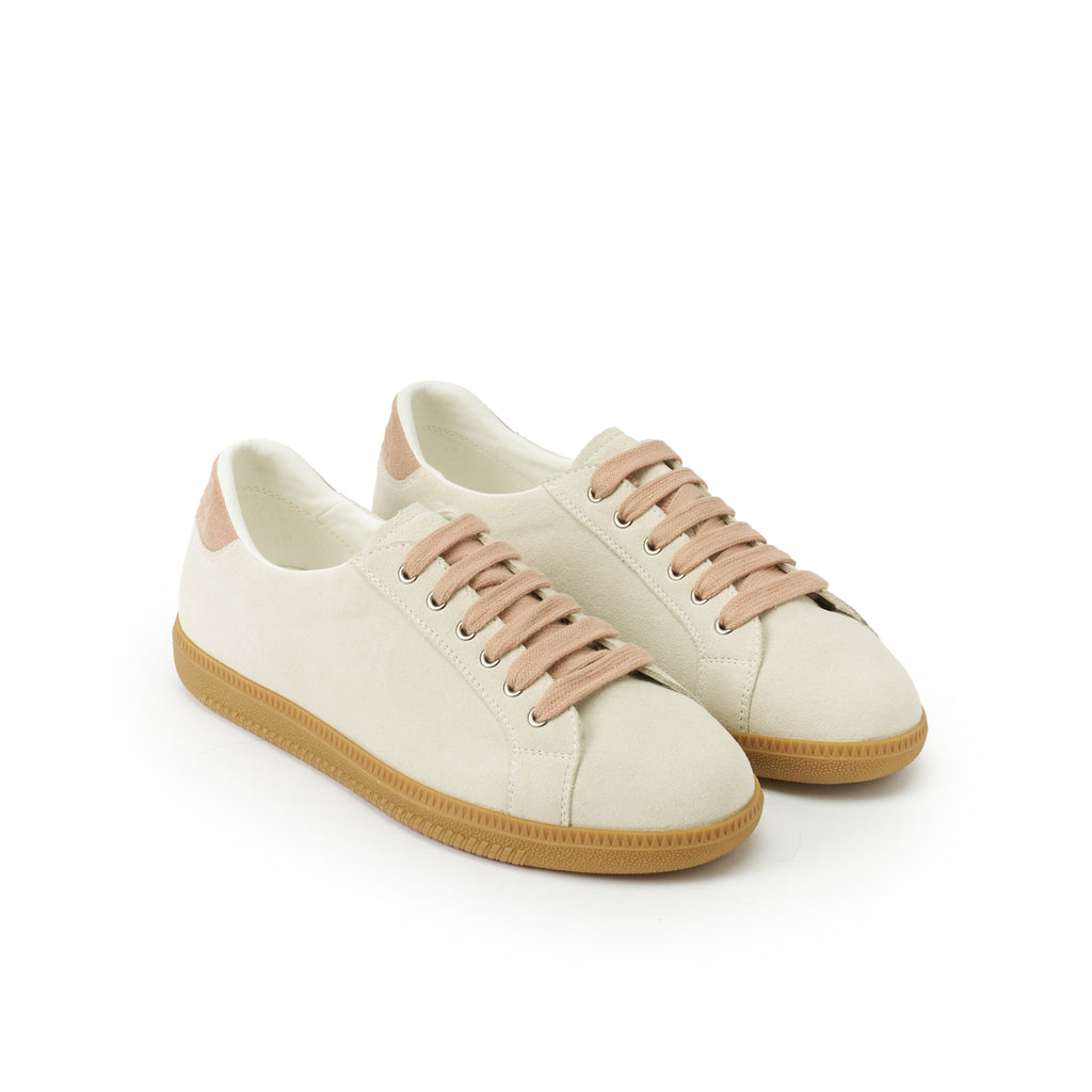 LOW CUT SNEAKER CREAM WHITE
