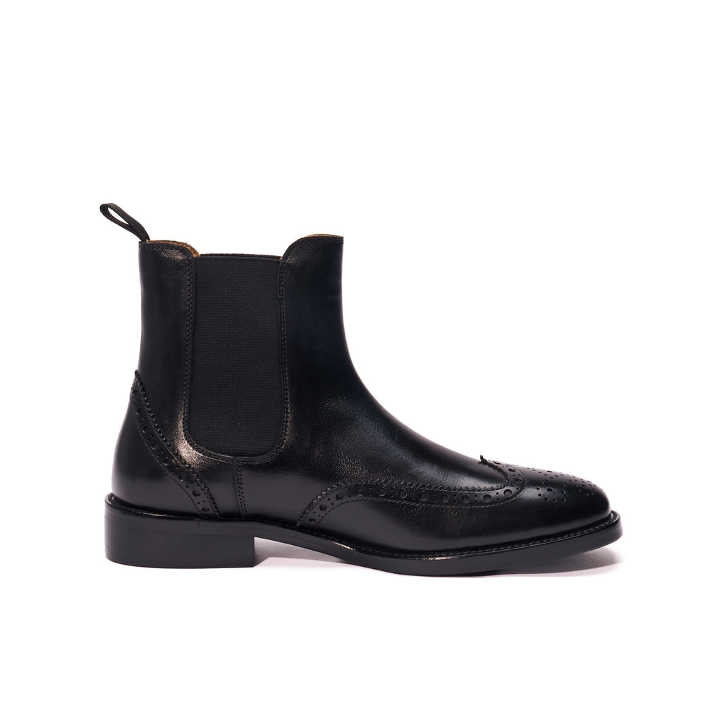 WING TIP CHELSEA BOOT
