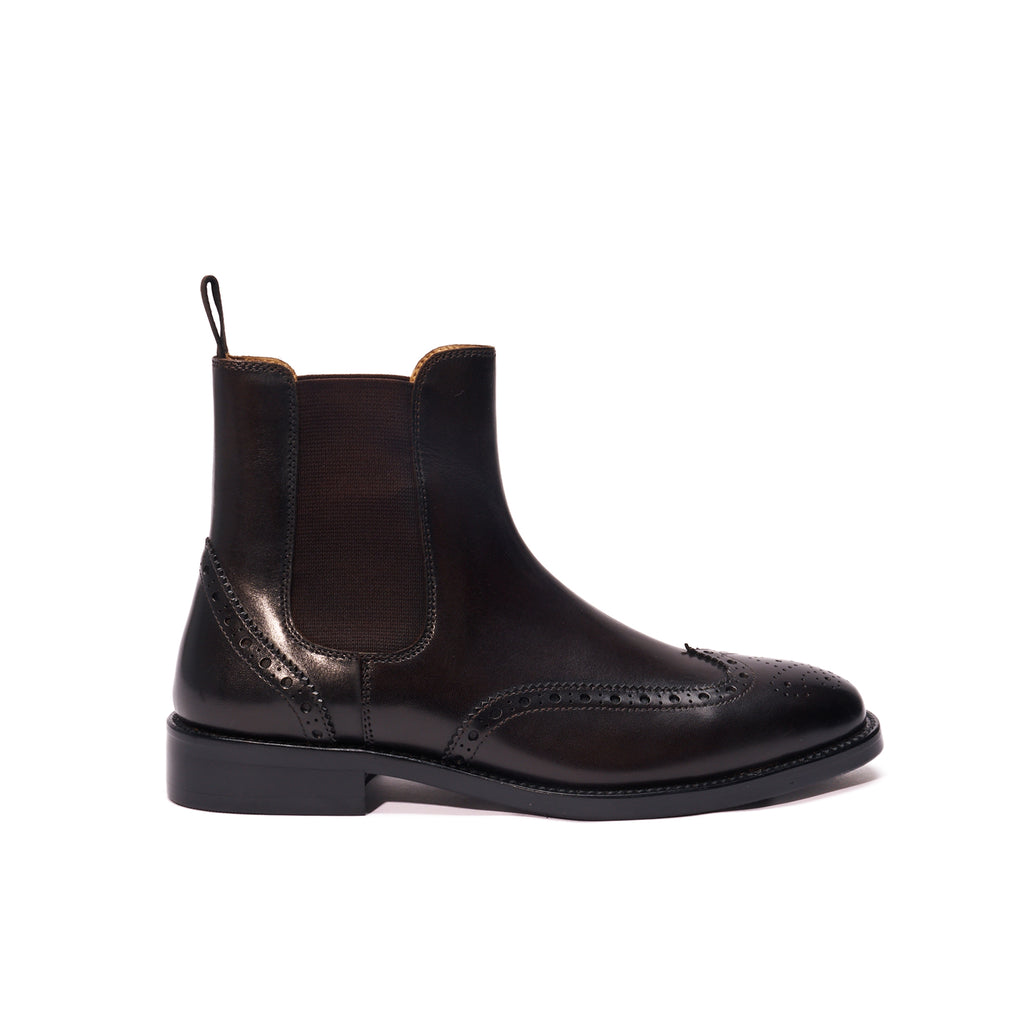 WING TIP CHELSEA BOOT