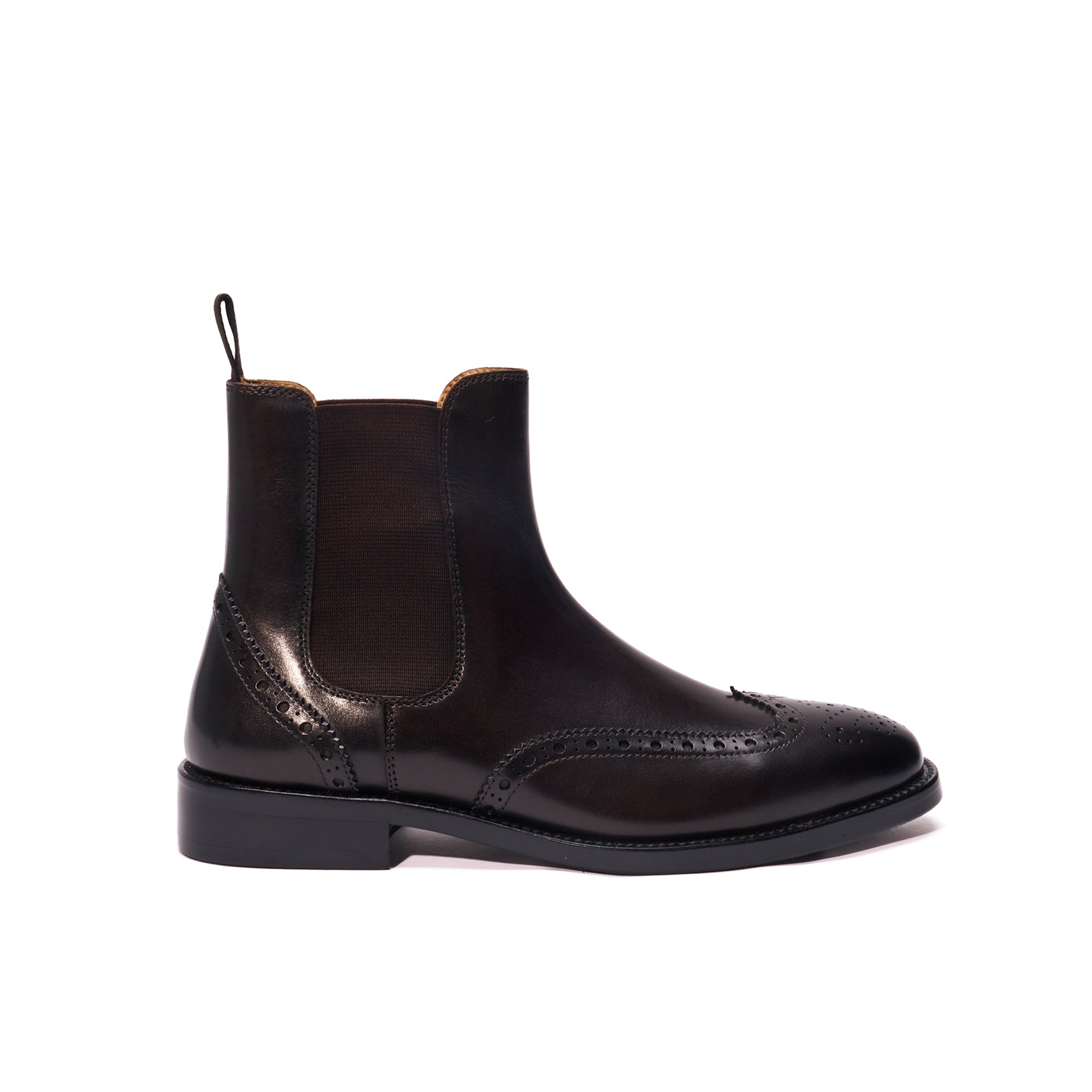 WING TIP CHELSEA BOOT