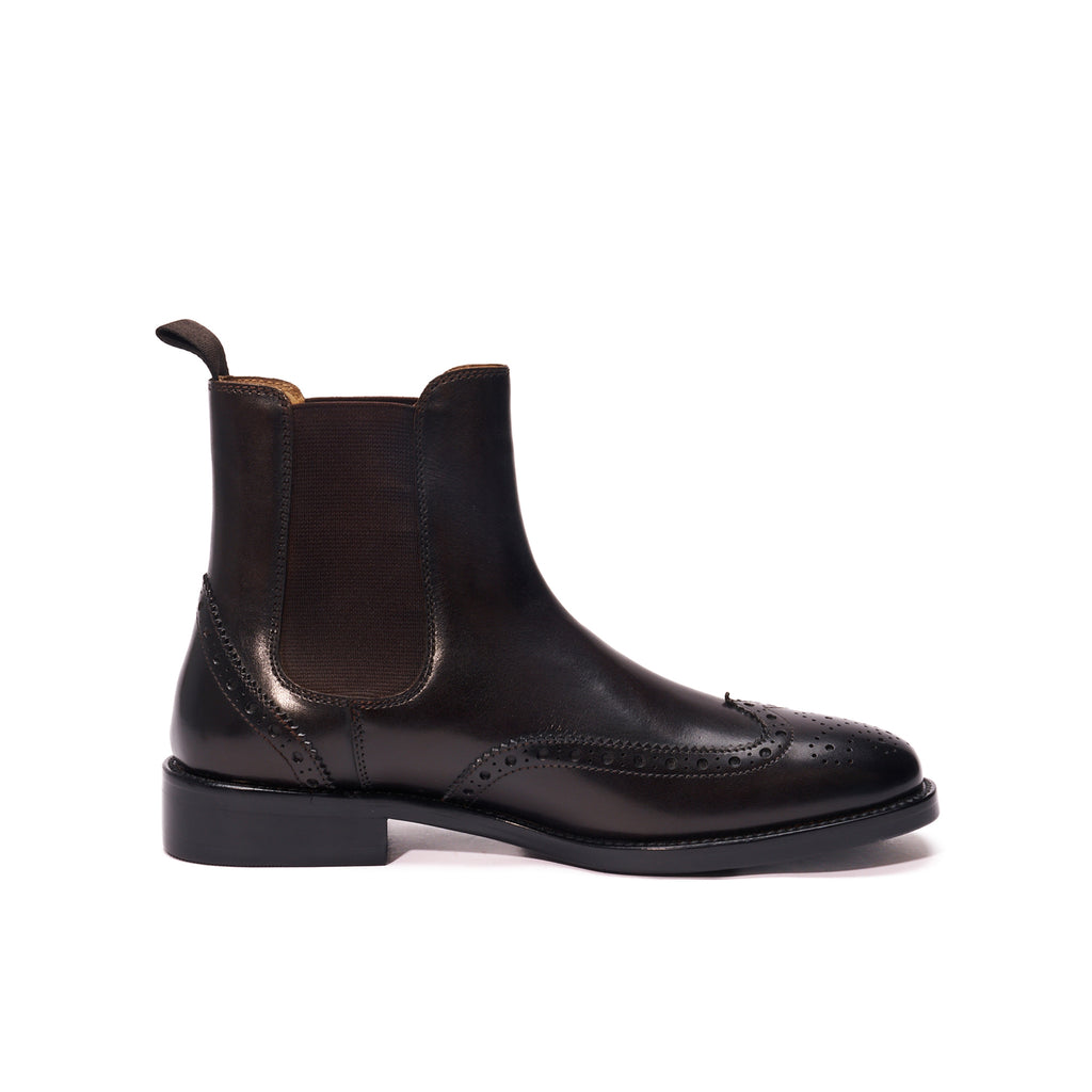 WING TIP CHELSEA BOOT