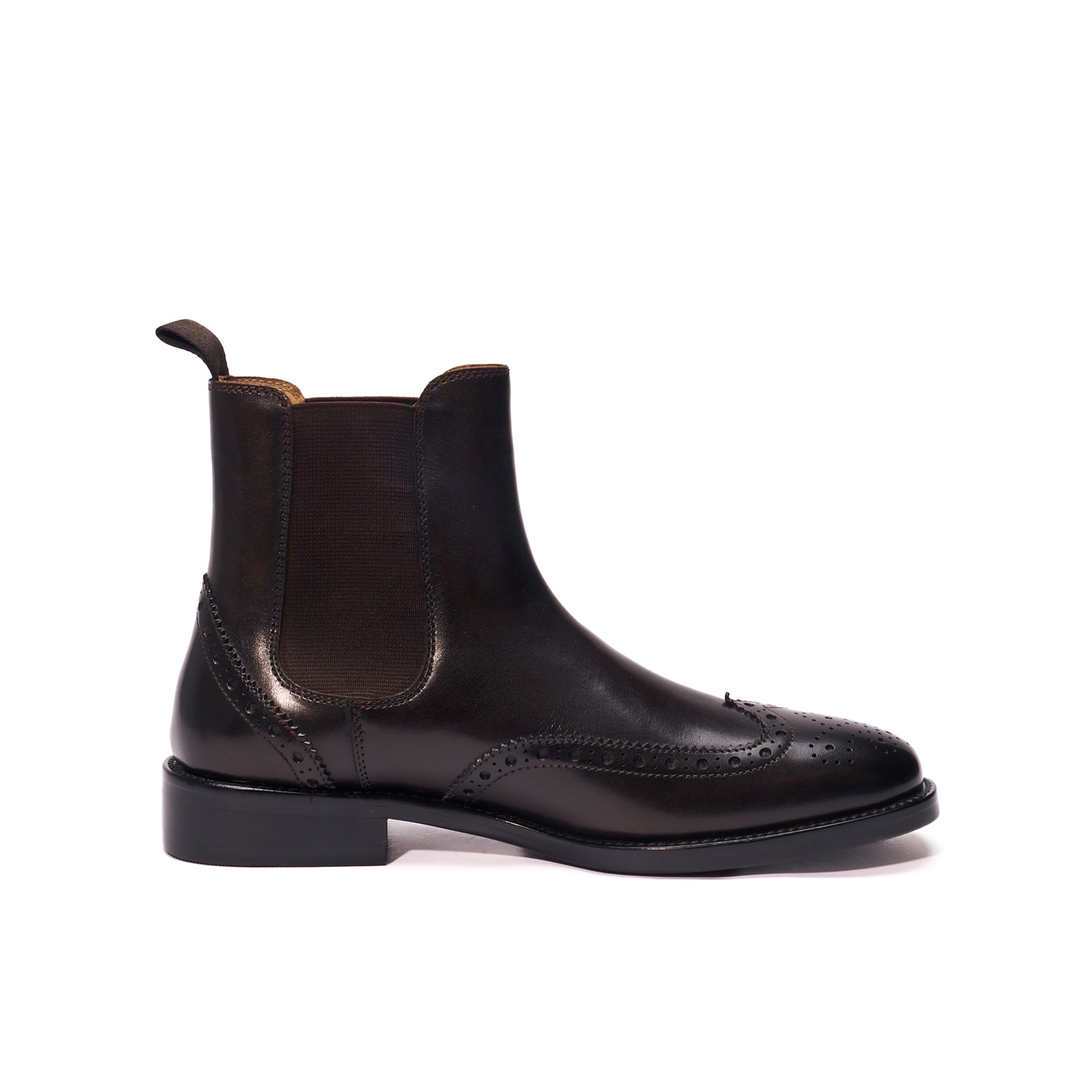 WING TIP CHELSEA BOOT