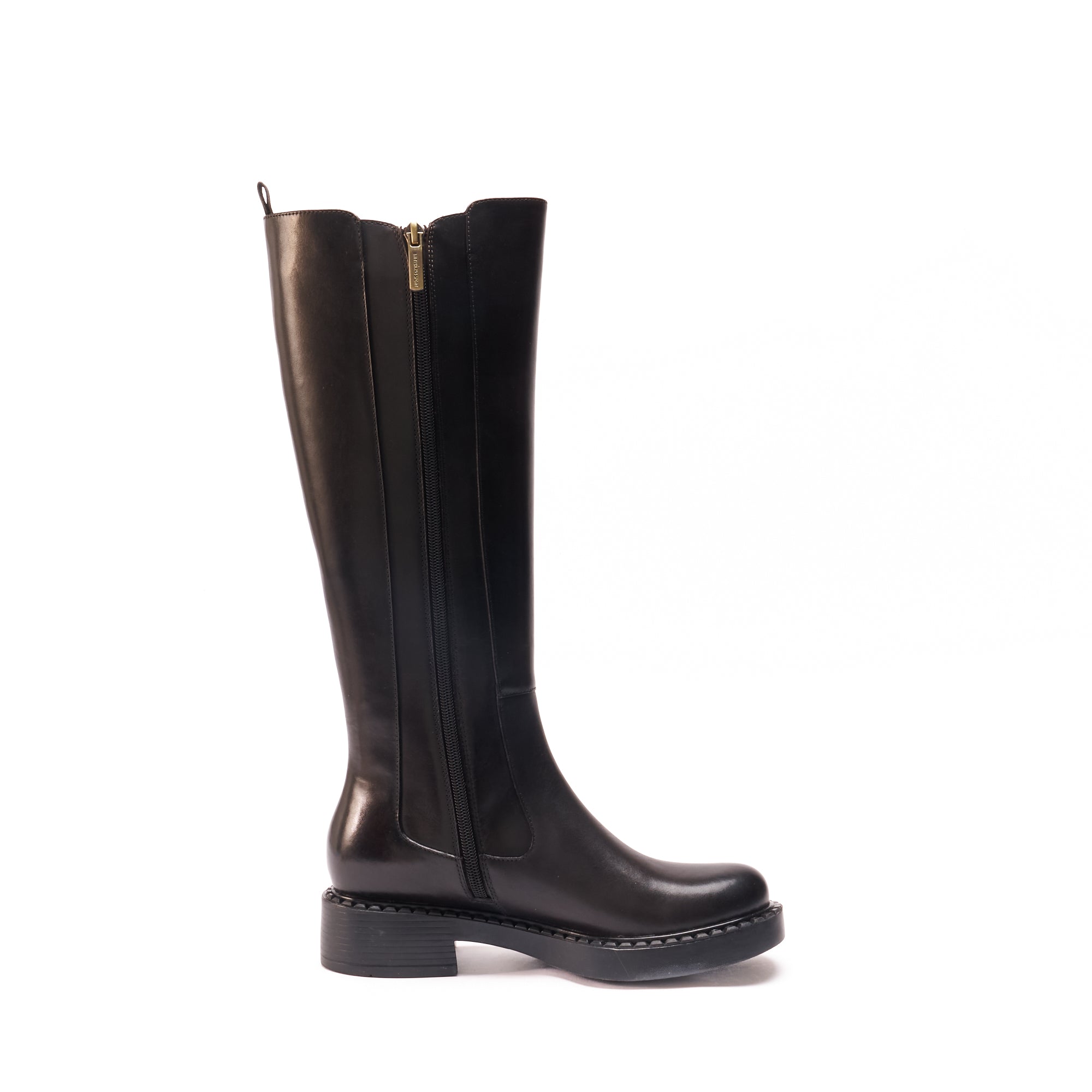 KNEE HIGH BOOT DARK BROWN