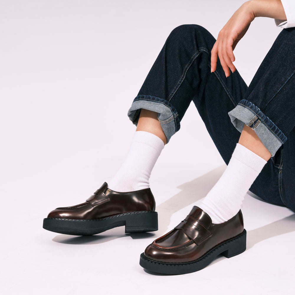 Penny loafer bordeaux – British Passport