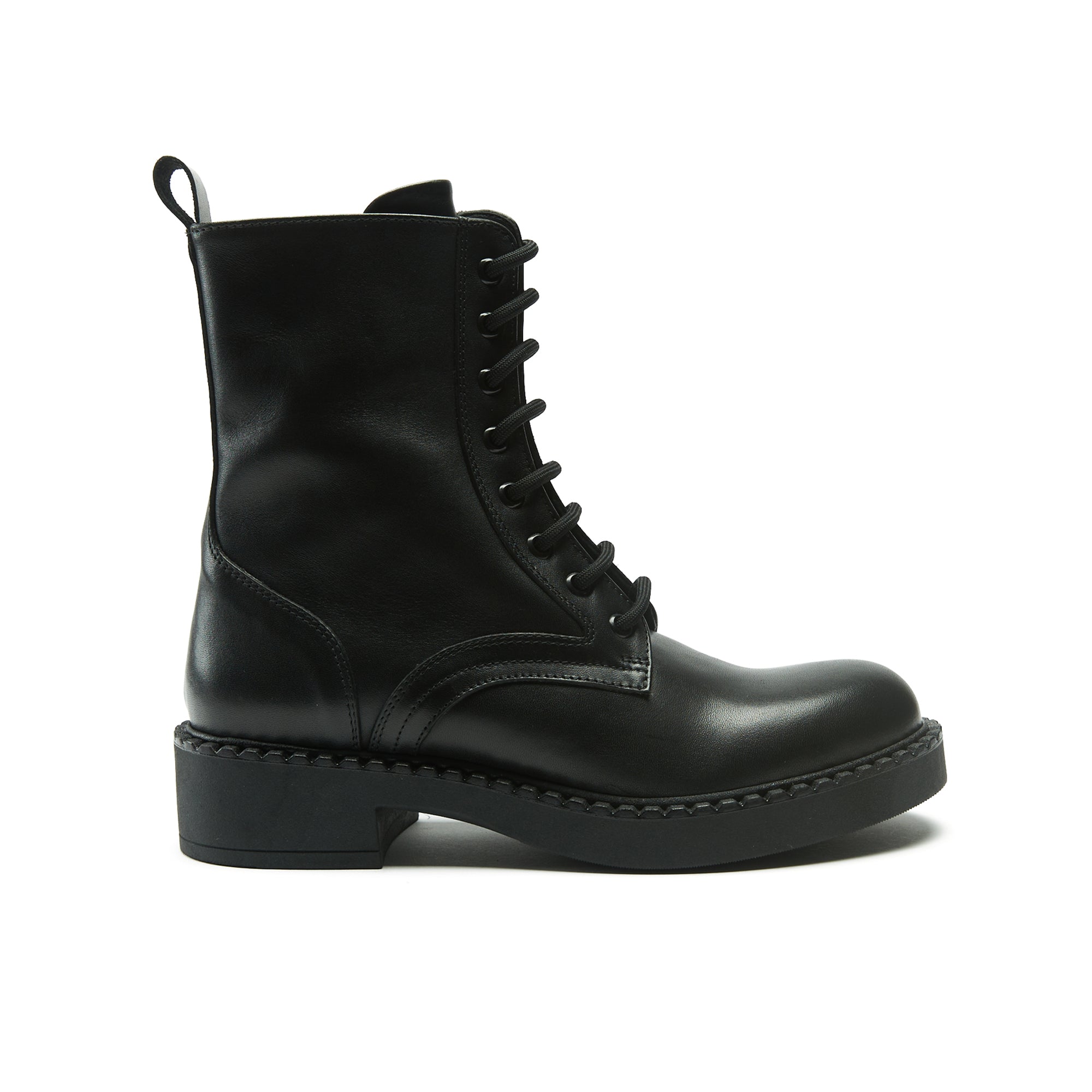 DERBY LACE-UP BOOT BLACK