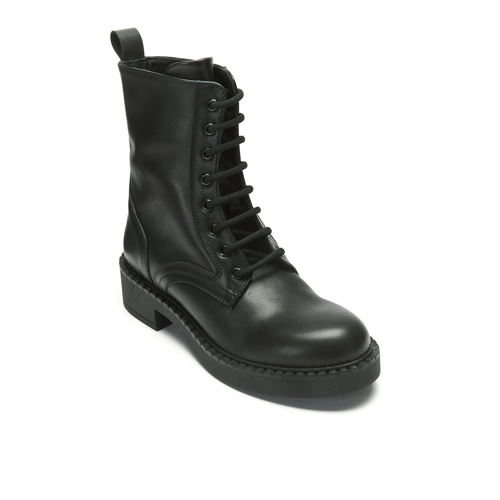 DERBY LACE-UP BOOT BLACK