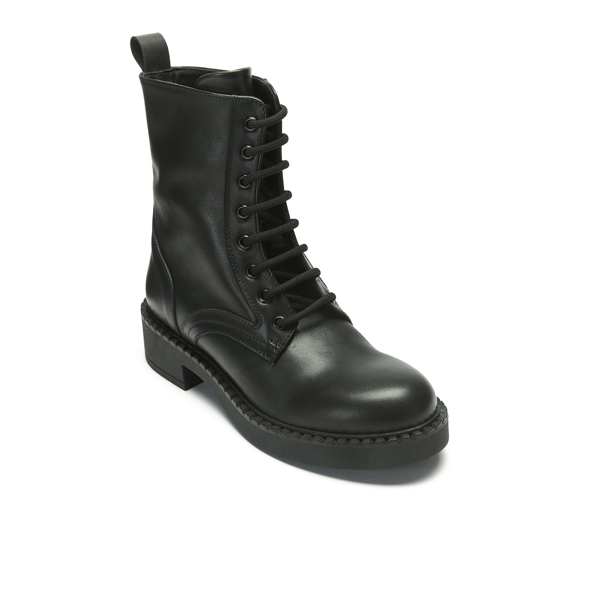 DERBY LACE-UP BOOT BLACK