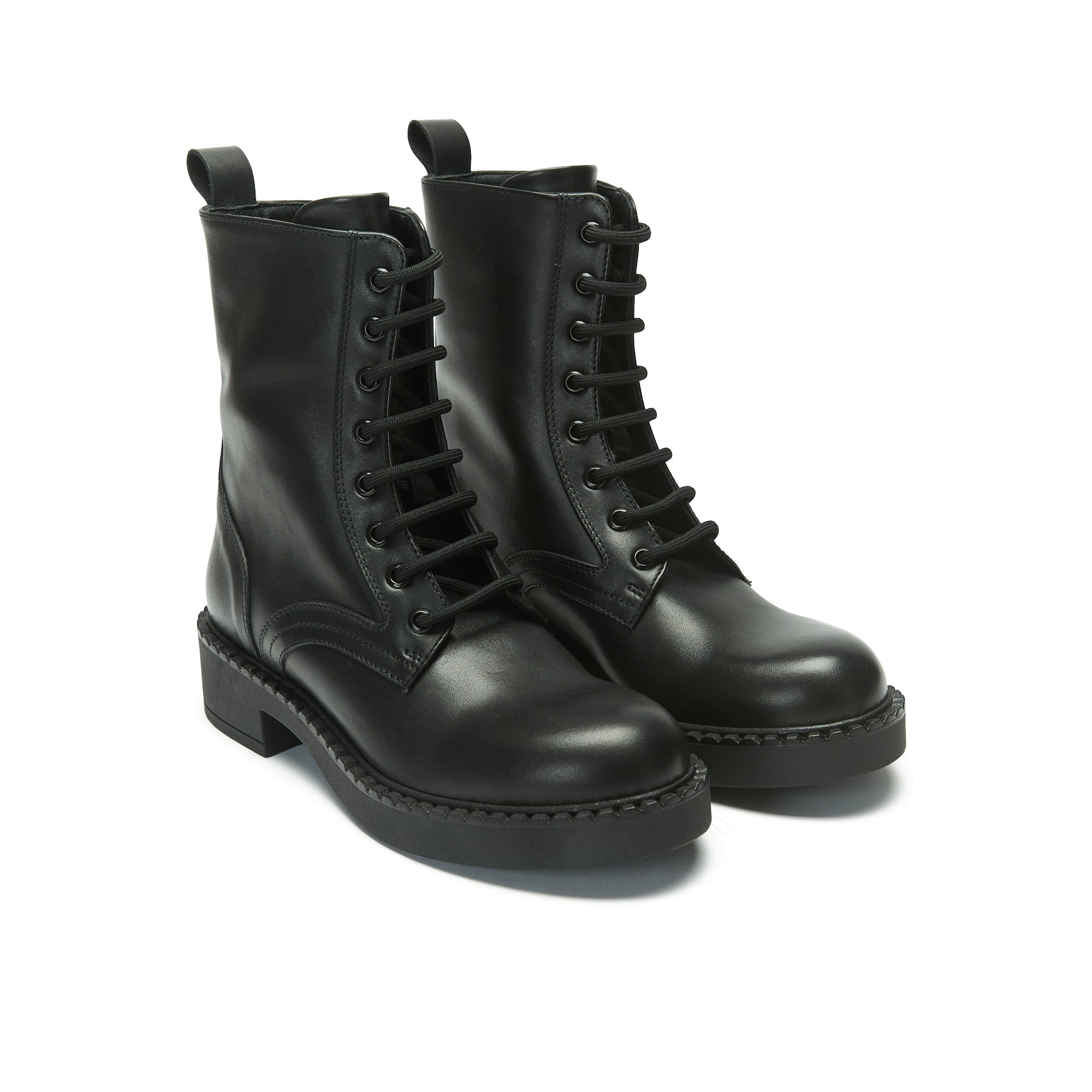 DERBY LACE-UP BOOT BLACK
