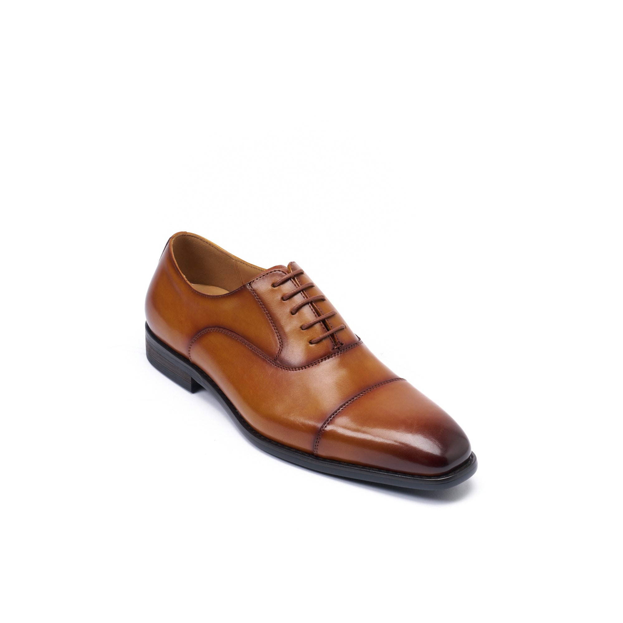 STRAIGHT CAP OXFORD TAN BROWN