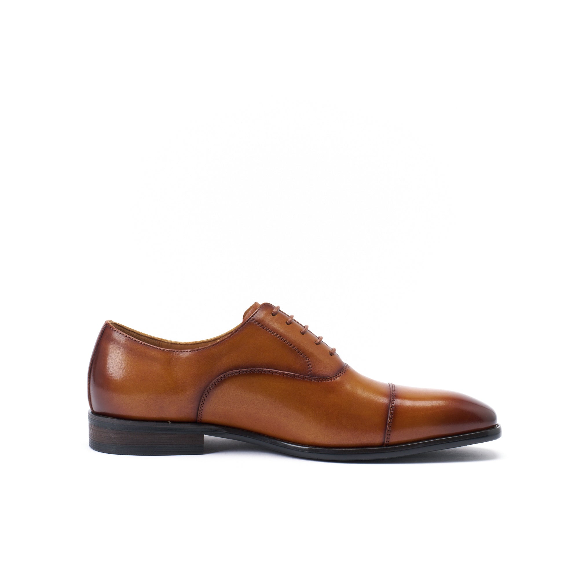 STRAIGHT CAP OXFORD TAN BROWN