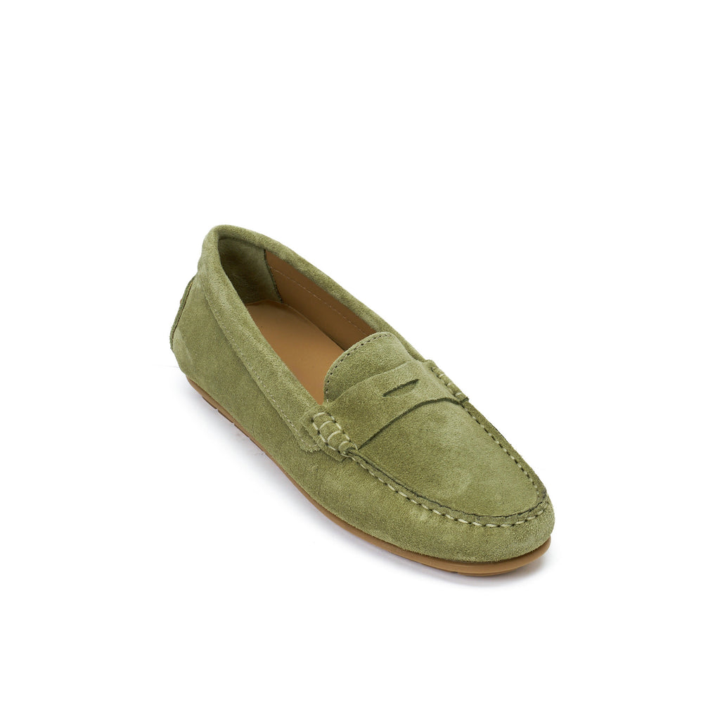 DRIVER MOCCASIN GREEN TEA