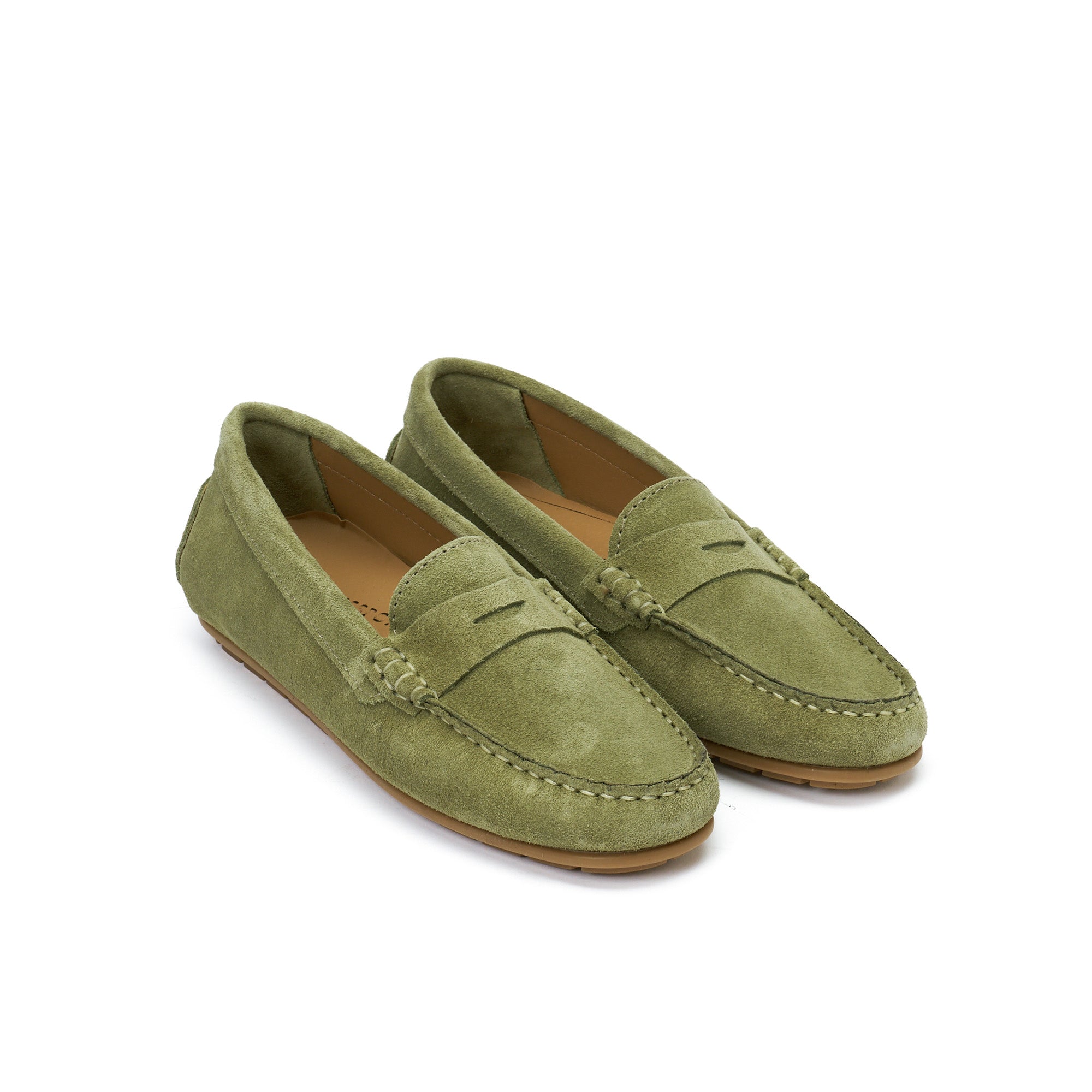 DRIVER MOCCASIN GREEN TEA
