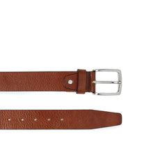 Load image into Gallery viewer, Veg. leather brown belt
