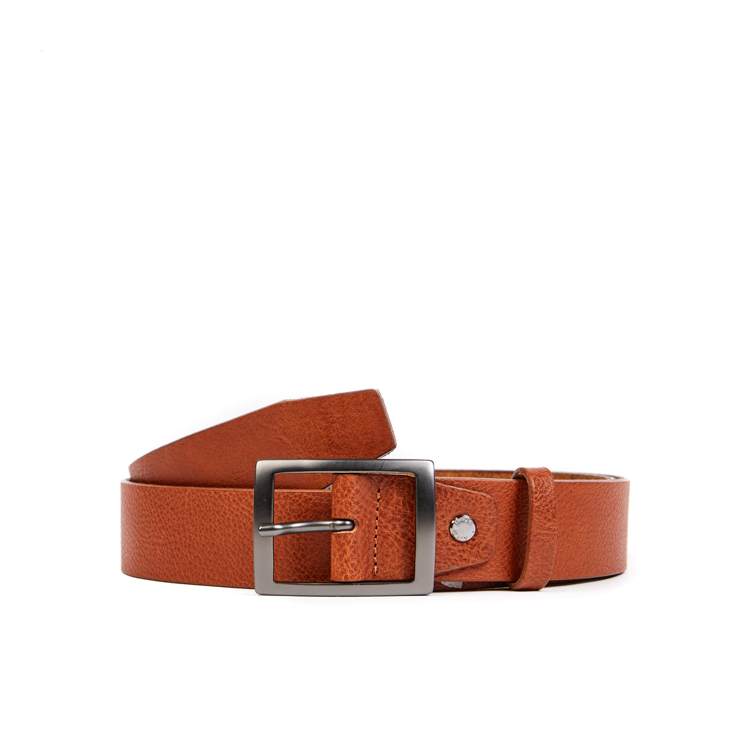 Embossed brown belt