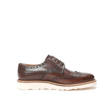 Load image into Gallery viewer, Wing tip derby mahogany brown
