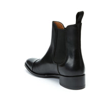 Load image into Gallery viewer, Straight cap chelsea boot black
